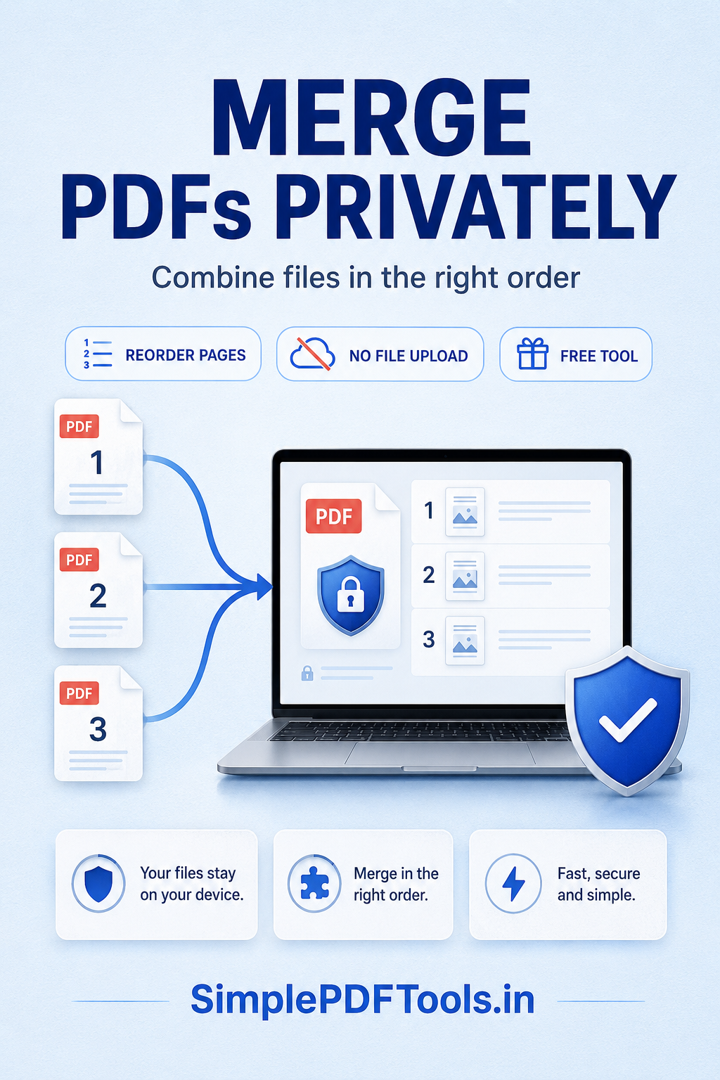 Merge PDFs privately guide